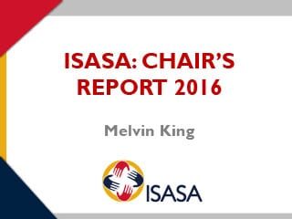 ISASA Chairman's Report